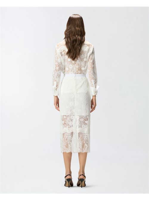 Gonna midi in pizzo con spacchetti PINKO | 106664A381/Z05